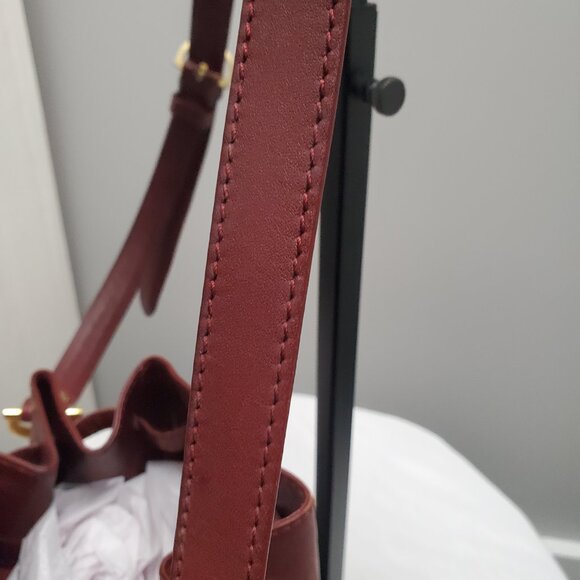 Cartier Vintage Seau Leather Bucket Burgundy Bag - EUC - Picture 11 of 14